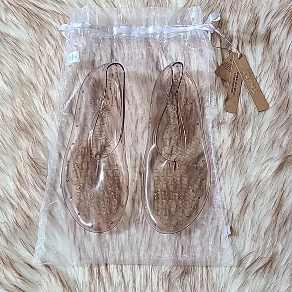 NWT SKIMS Jelly Shoe Size M Clay - Picture 2 of 14